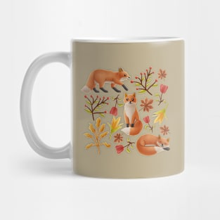 Red foxes Mug